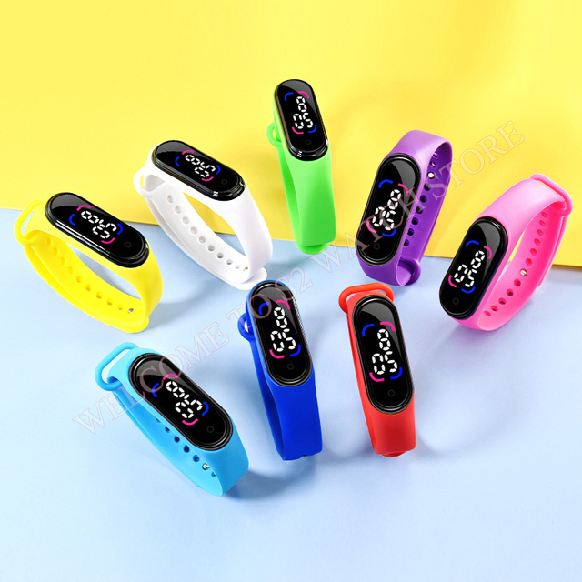 Nowy Trend Zegarek Silikonowy Wodoodporny LED Dla Dzieci - Dla Chłopców i Dziewczyn - Sportowy Zegar Elektroniczny 2022 - Wianko - 1