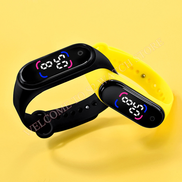 Nowy Trend Zegarek Silikonowy Wodoodporny LED Dla Dzieci - Dla Chłopców i Dziewczyn - Sportowy Zegar Elektroniczny 2022 - Wianko - 3