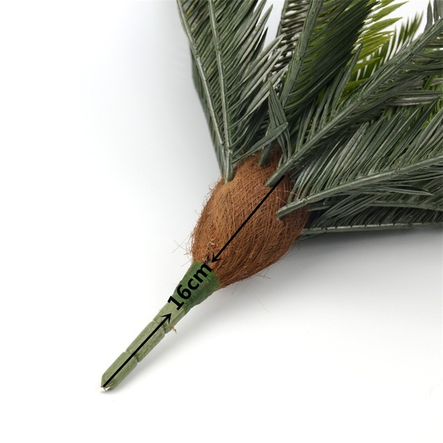 Sztuczna palma zielone rośliny liściaste doniczkowe Bonsai - Wianko - 21