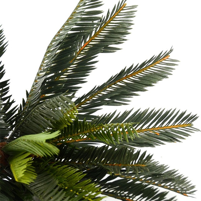 Sztuczna palma zielone rośliny liściaste doniczkowe Bonsai - Wianko - 24