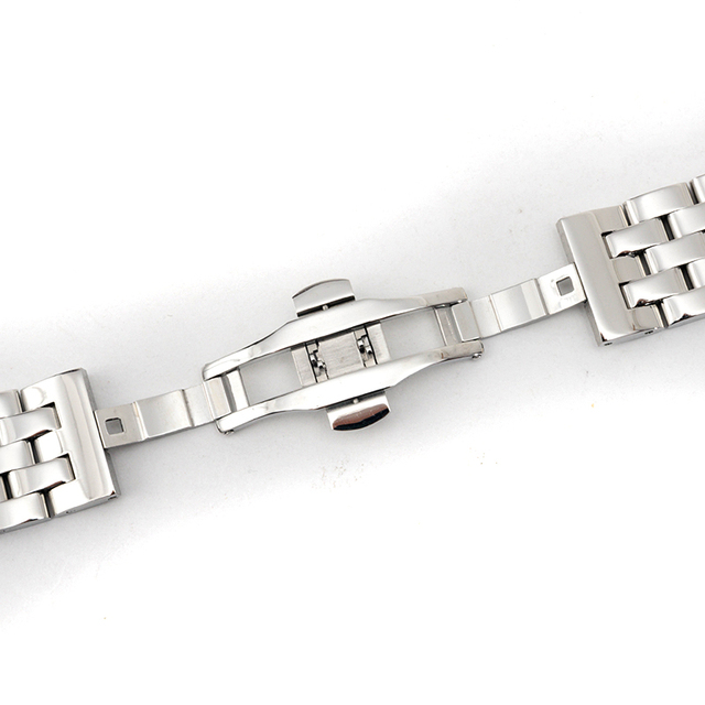 Zamienny metalowy pasek 20-26mm z czarnym i srebrnym stałym linkiem ze stali nierdzewnej do zegarków męskich i damskich do biznesu na rękę - Wianko - 8