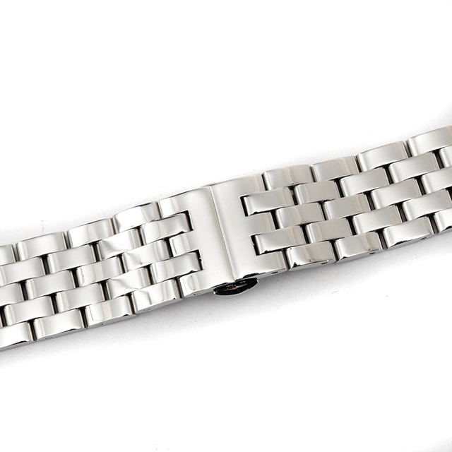 Zamienny metalowy pasek 20-26mm z czarnym i srebrnym stałym linkiem ze stali nierdzewnej do zegarków męskich i damskich do biznesu na rękę - Wianko - 6