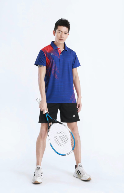 Męska koszulka Polo do tenisa świetna na sporty rakietowe - Wianko - 12