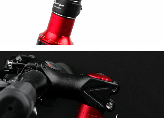 Mostek rowerowy Cykl Widelec Stem Rise Up Adapter MTB 100mm zwiększenie wysokości kierownicy Extender aluminium Dia. 28.6mm - Wianko - 14