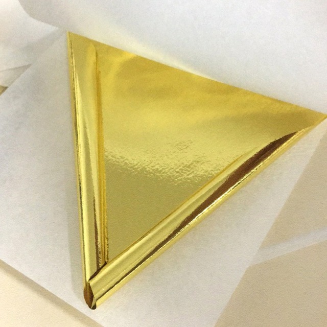 Papier do rękodzieła folia imitacja złota/srebra/miedzi 20 sztuk/partia 8,5x9cm - Wianko - 2