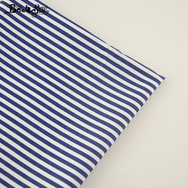 100% bawełniana tkanina typu diagonal do szycia DIY, niebieski pasek, Ankara Patchwork, idealna także na pikowanie - Booksew - Wianko - 5