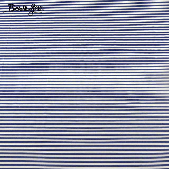 100% bawełniana tkanina typu diagonal do szycia DIY, niebieski pasek, Ankara Patchwork, idealna także na pikowanie - Booksew - Wianko - 4
