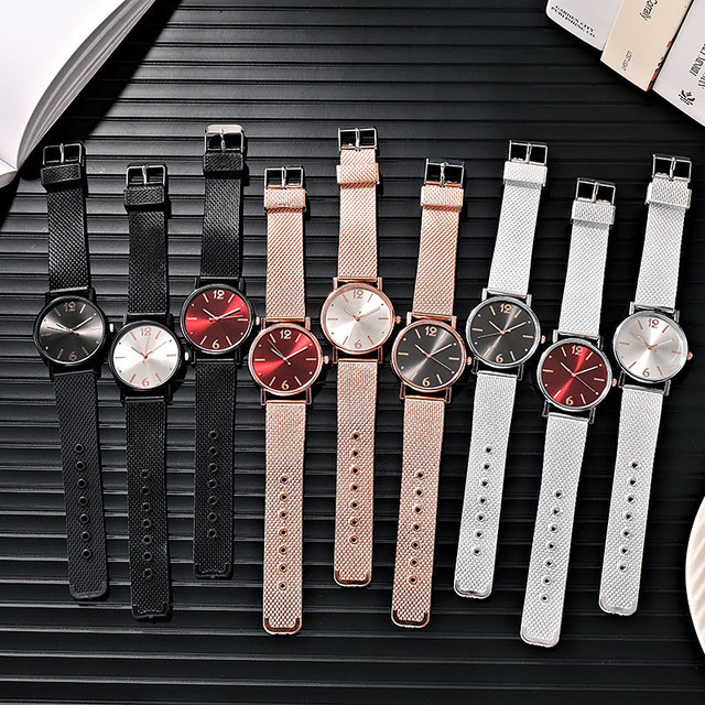 Nowe zegarki damskie Mesh z prostym kwarcowym mechanizmem na rękę - Wianko - 17
