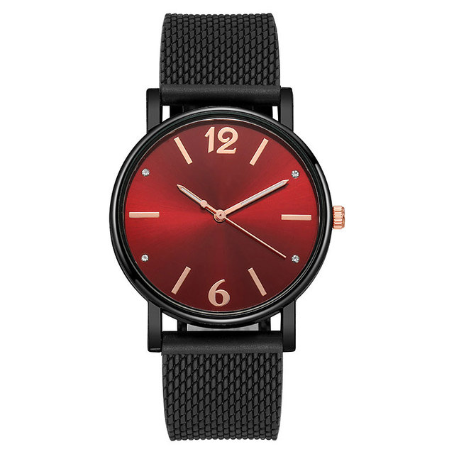 Nowe zegarki damskie Mesh z prostym kwarcowym mechanizmem na rękę - Wianko - 8