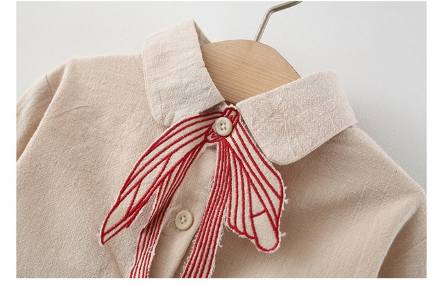 Zestaw ubrań dla noworodka dziewczynki - bluza aksamitna z paskiem i spódnica garniturowa na 1. urodziny - Wianko - 1