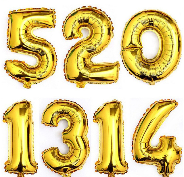 100 sztuk balonów z folią w kształcie liczby 40 cali, złote/srebrne, idealne do dekoracji urodzinowych i wesel - Wianko - 7