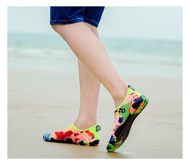 Buty do sportów wodnych Hot Men Barefoot - idealne na plażę, wędkarstwo, nurkowanie i inne sporty wodne. Szybkoschnące, damskie buty do wody, jogi i fitnessu - Wianko - 25
