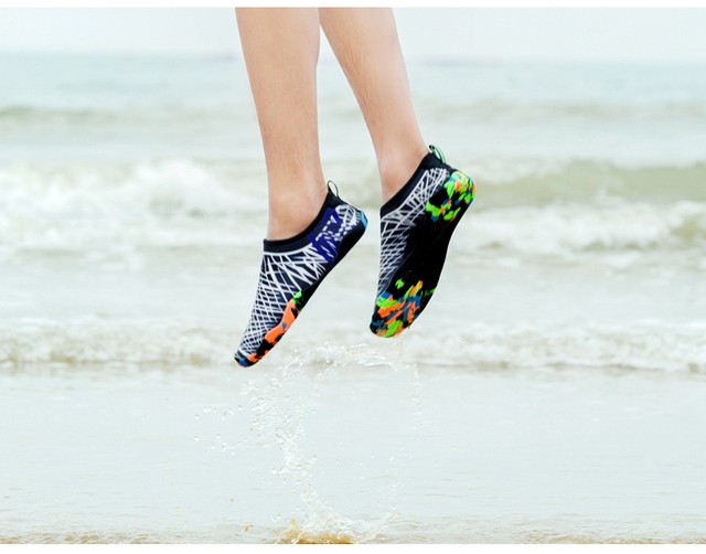 Buty do sportów wodnych Hot Men Barefoot - idealne na plażę, wędkarstwo, nurkowanie i inne sporty wodne. Szybkoschnące, damskie buty do wody, jogi i fitnessu - Wianko - 16