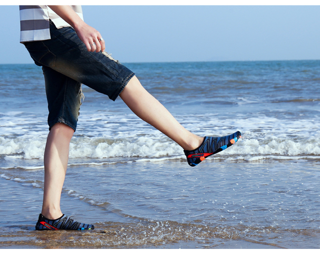 Buty do sportów wodnych Hot Men Barefoot - idealne na plażę, wędkarstwo, nurkowanie i inne sporty wodne. Szybkoschnące, damskie buty do wody, jogi i fitnessu - Wianko - 38