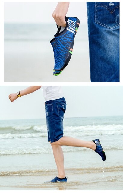 Buty do sportów wodnych Hot Men Barefoot - idealne na plażę, wędkarstwo, nurkowanie i inne sporty wodne. Szybkoschnące, damskie buty do wody, jogi i fitnessu - Wianko - 11