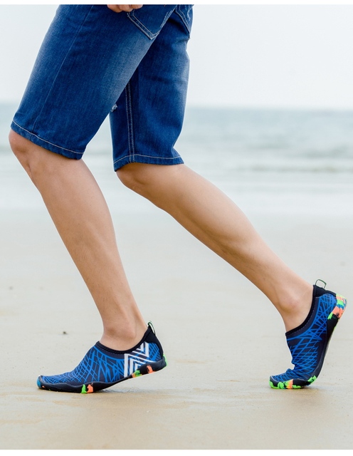 Buty do sportów wodnych Hot Men Barefoot - idealne na plażę, wędkarstwo, nurkowanie i inne sporty wodne. Szybkoschnące, damskie buty do wody, jogi i fitnessu - Wianko - 13