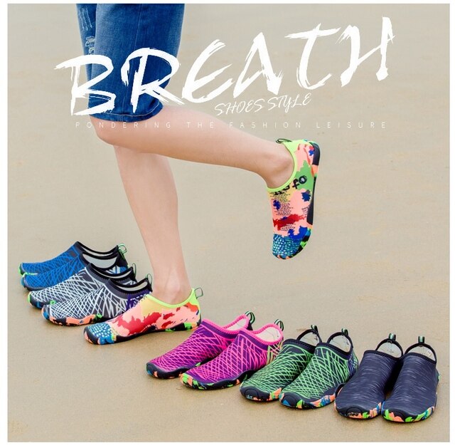 Buty do sportów wodnych Hot Men Barefoot - idealne na plażę, wędkarstwo, nurkowanie i inne sporty wodne. Szybkoschnące, damskie buty do wody, jogi i fitnessu - Wianko - 5