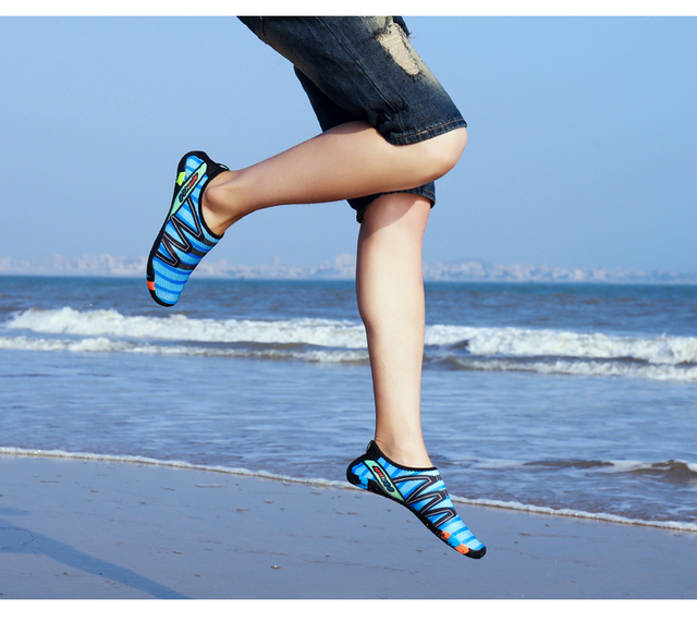 Buty do sportów wodnych Hot Men Barefoot - idealne na plażę, wędkarstwo, nurkowanie i inne sporty wodne. Szybkoschnące, damskie buty do wody, jogi i fitnessu - Wianko - 28