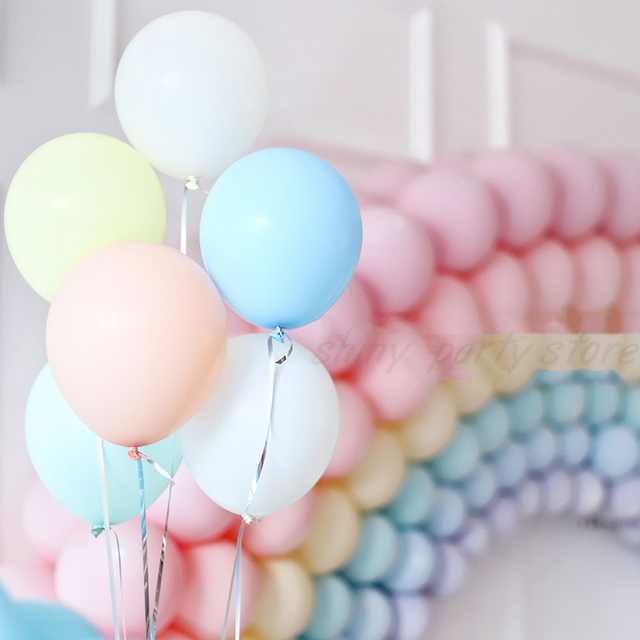 Duże balony lateksowe Macaron 5-36 cali - dekoracje balonowe na urodziny i bociankowe w pastelowych kolorach - Wianko - 1