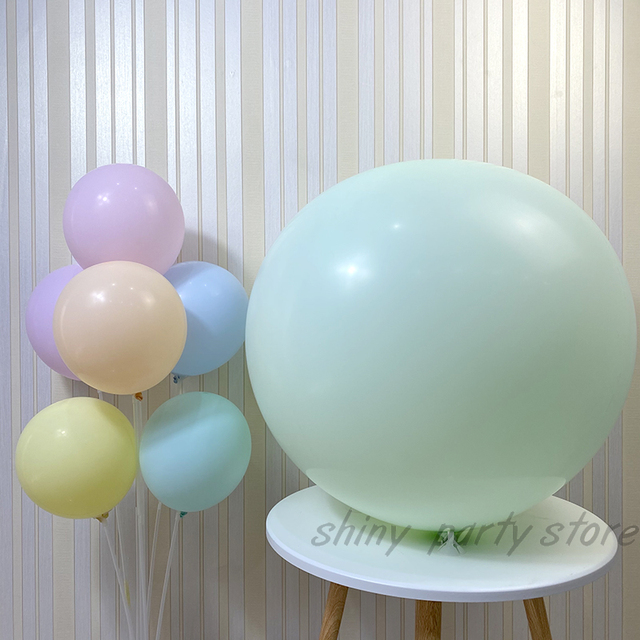 Duże balony lateksowe Macaron 5-36 cali - dekoracje balonowe na urodziny i bociankowe w pastelowych kolorach - Wianko - 8