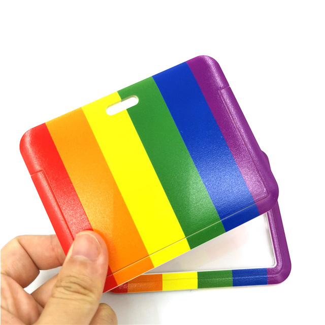 Futerał na kartę kredytową Homoseksualizm tęczy - breloczek na klucze - Wianko - 21