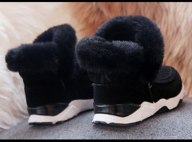 Dziecięce buty zimowe MudiPanda - trampki dla dziewczynek oraz aksamitne ciepłe buty dla chłopców, wiek 3-14 lat - Wianko - 20