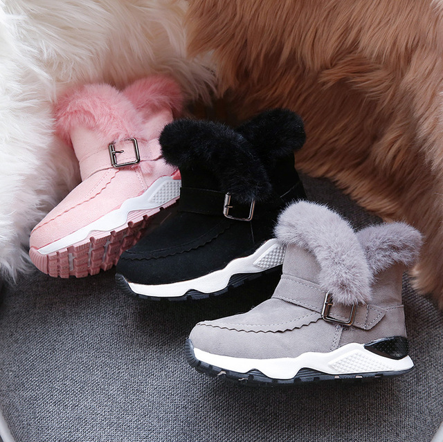 Dziecięce buty zimowe MudiPanda - trampki dla dziewczynek oraz aksamitne ciepłe buty dla chłopców, wiek 3-14 lat - Wianko - 9