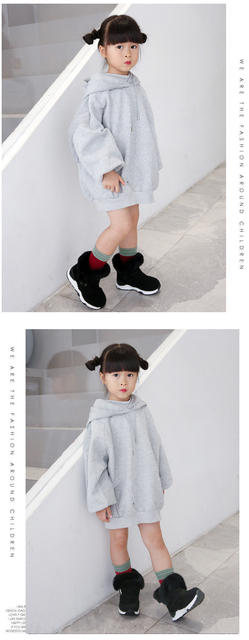 Dziecięce buty zimowe MudiPanda - trampki dla dziewczynek oraz aksamitne ciepłe buty dla chłopców, wiek 3-14 lat - Wianko - 28