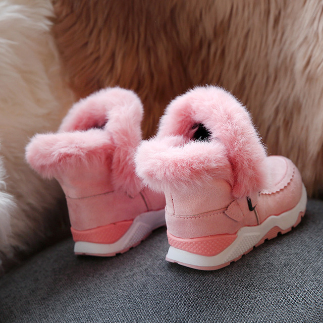 Dziecięce buty zimowe MudiPanda - trampki dla dziewczynek oraz aksamitne ciepłe buty dla chłopców, wiek 3-14 lat - Wianko - 8