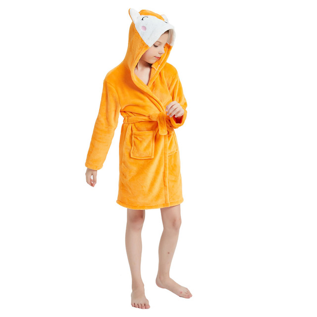 Ręcznik szlafrok dla dziewczynek Bebe jednorożec szata dziewczyna piżama Kigurumi - Wianko - 20