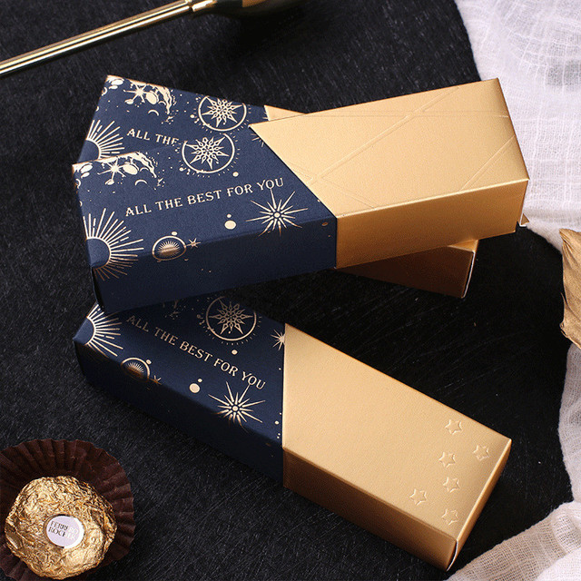 10 sztuk brązujących cukierków w pudełku Bonbon - prezent na urodziny, ślubne torby dla gości i prezenty - Wianko - 5