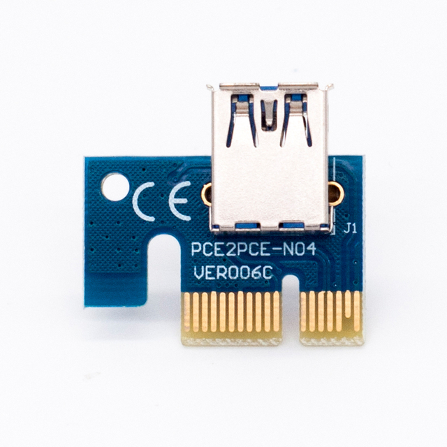Adapter rozszerzenia PCIE Riser Ver 009S USB 3.0 zasilany przez SATA 15 Pin do 6 Pin karty PCI Express x16/x8/x4/x1 - Wianko - 5
