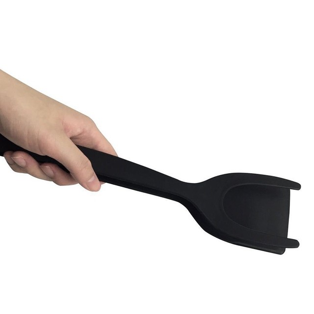 Wielofunkcyjna patelnia z przyrządem do obracania potraw non-stick Grip Flip Tongs - dostępna w kategorii Łyżki - Wianko - 4
