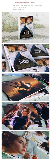 Karty pocztowe Titanic Postcard Stills - zestaw dekoracyjnych zdjęć, 30 sztuk - Wianko - 2