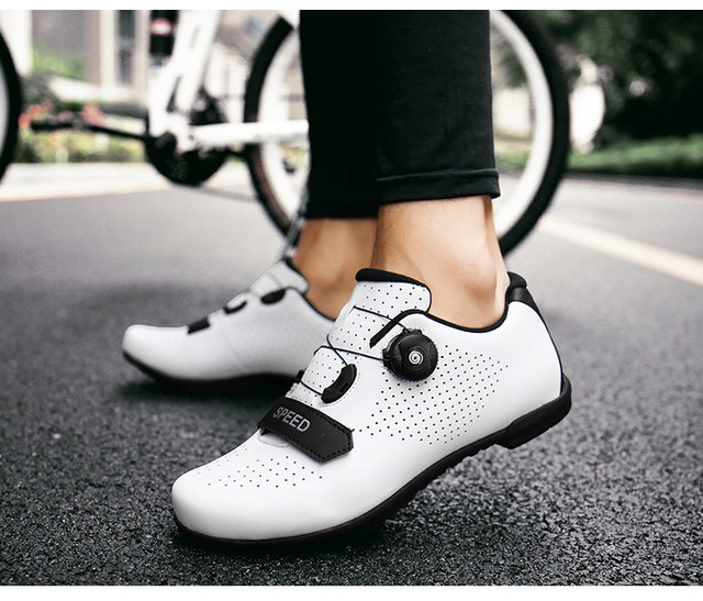 Tanie męskie buty rowerowe - odkryte MTB szosowe trampki, antypoślizgowe obuwie wyścigowe, zielone, profesjonalne - Wianko - 16