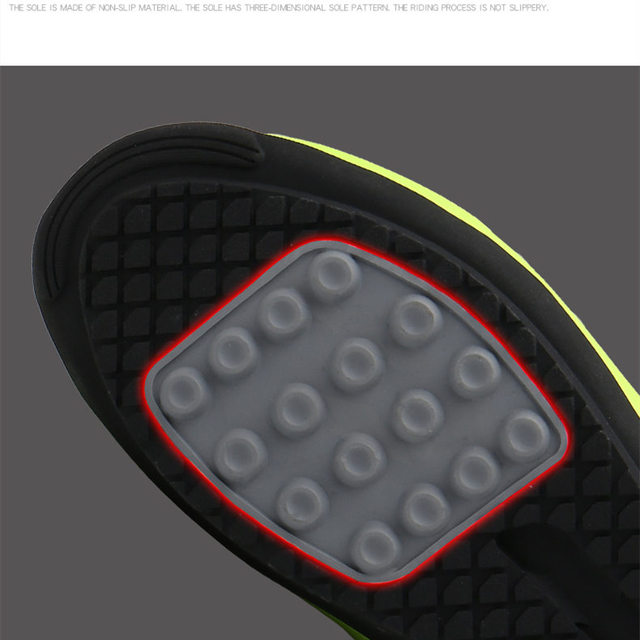 Tanie męskie buty rowerowe - odkryte MTB szosowe trampki, antypoślizgowe obuwie wyścigowe, zielone, profesjonalne - Wianko - 5