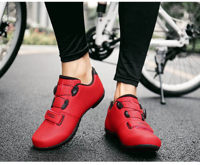 Tanie męskie buty rowerowe - odkryte MTB szosowe trampki, antypoślizgowe obuwie wyścigowe, zielone, profesjonalne - Wianko - 13