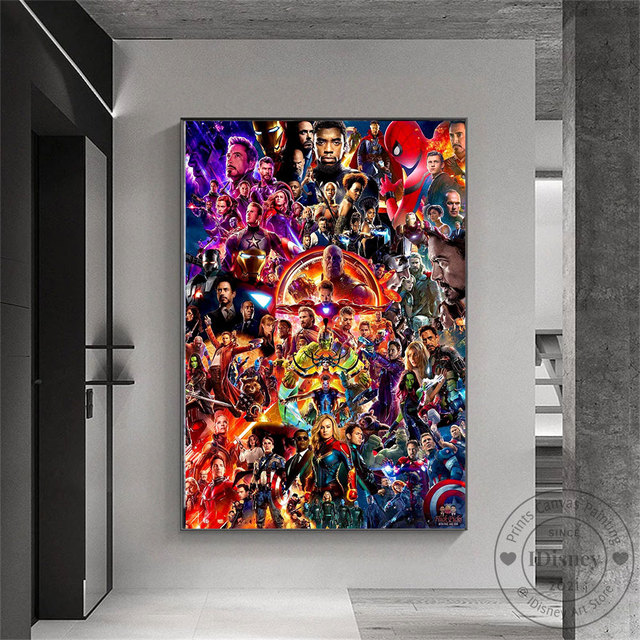 Obraz na płótnie Avengers EndGame - Marvel Superhero dla dzieci - dekoracja na ścianę - Wianko - 4