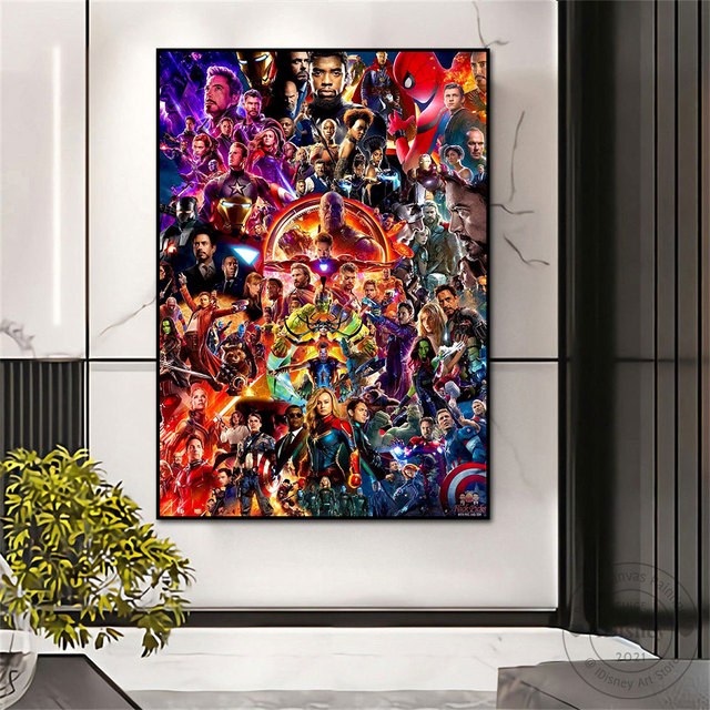 Obraz na płótnie Avengers EndGame - Marvel Superhero dla dzieci - dekoracja na ścianę - Wianko - 3