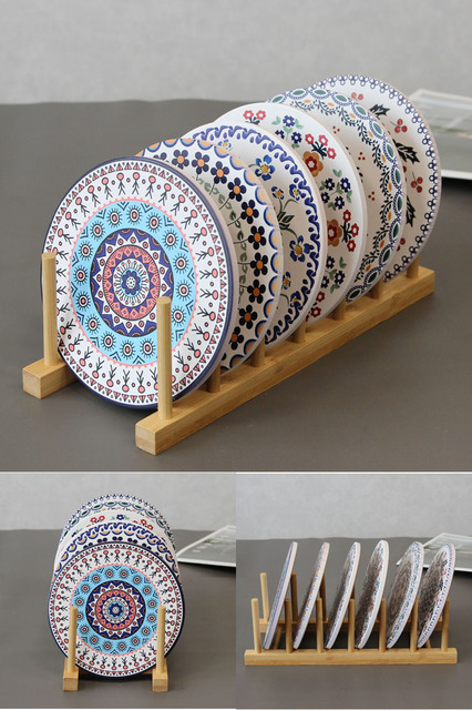 Północnoeuropejskie i amerykańskie ceramiczne podkładki stołowe - Wianko - 17