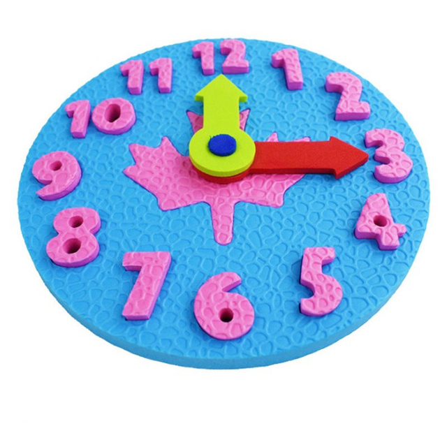 Zegar cyfrowy kolorowe zabawki edukacyjne Eva - nauka kalendarza, czasu, matematyki - Montessori dla dzieci - Wianko - 5