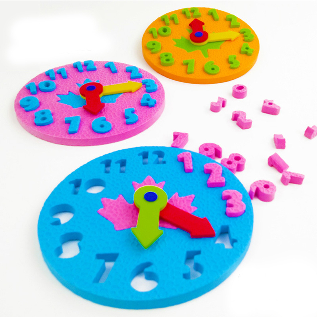 Zegar cyfrowy kolorowe zabawki edukacyjne Eva - nauka kalendarza, czasu, matematyki - Montessori dla dzieci - Wianko - 6