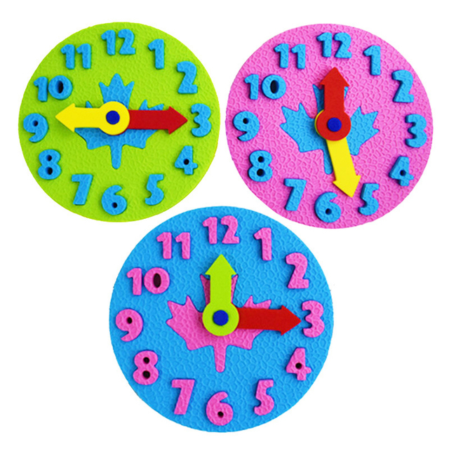 Zegar cyfrowy kolorowe zabawki edukacyjne Eva - nauka kalendarza, czasu, matematyki - Montessori dla dzieci - Wianko - 4