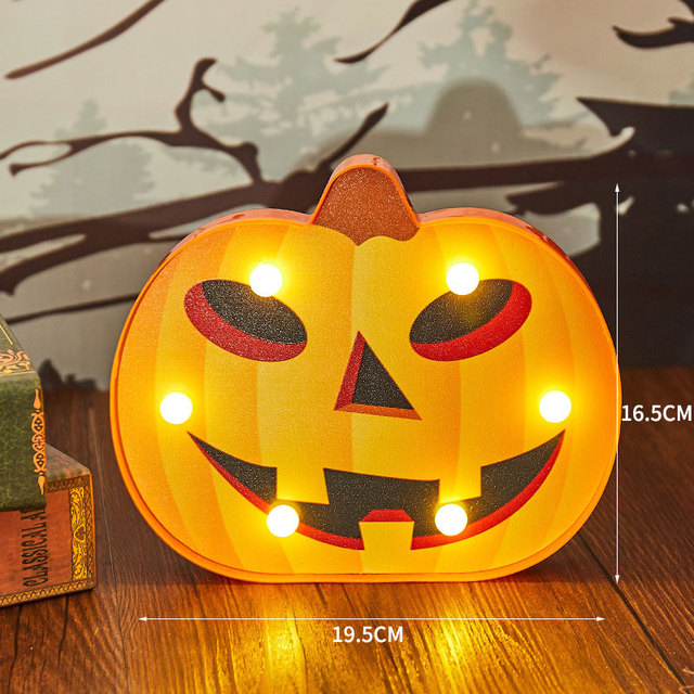 Lampka nocna LED Dynia Horror duch Halloween Bat - dekoracyjne światło pająka na przyjęcia i wakacje - Wianko - 7