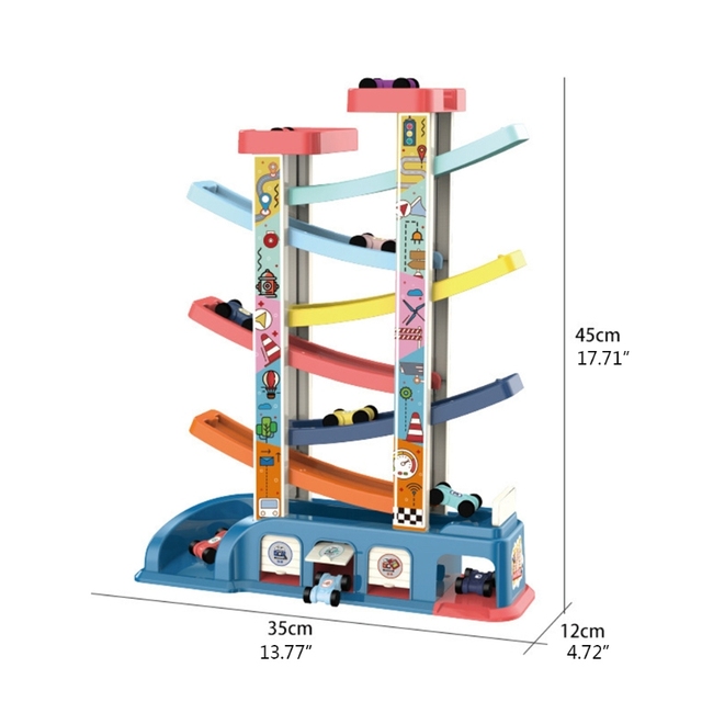 Samochód Szybownictwo Slot - Zestaw Zabawek na Tor Slide Board z Tarciem - Model Wyścigowy dla Dzieci - Wianko - 6