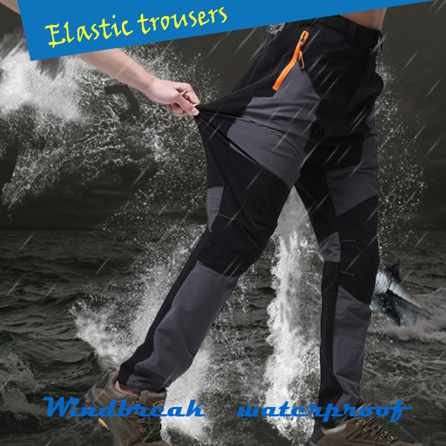 Wiatroszczelne, wodoodporne spodnie myśliwskie zewnętrzne, elastyczne, odporne na zużycie, przepuszczające powietrze i szybkoschnące - Wianko - 2