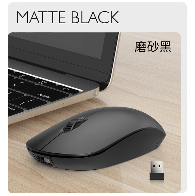 Mysz bezprzewodowa RGB Bluetooth, cicha, ergonomiczna, akumulatorowa, zmienny DPI, USB dla komputera PC i laptopa - Wianko - 4