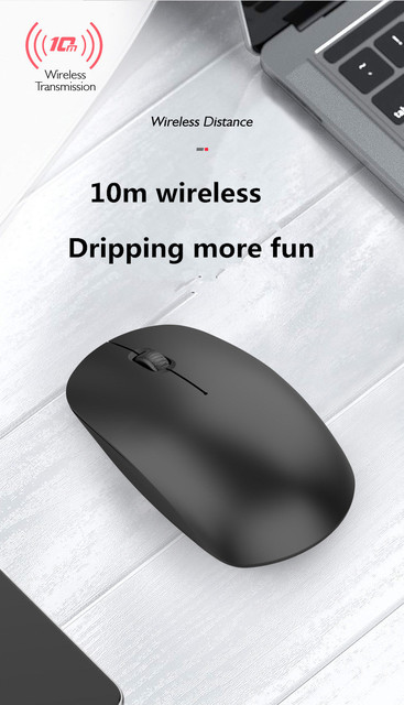 Mysz bezprzewodowa RGB Bluetooth, cicha, ergonomiczna, akumulatorowa, zmienny DPI, USB dla komputera PC i laptopa - Wianko - 12