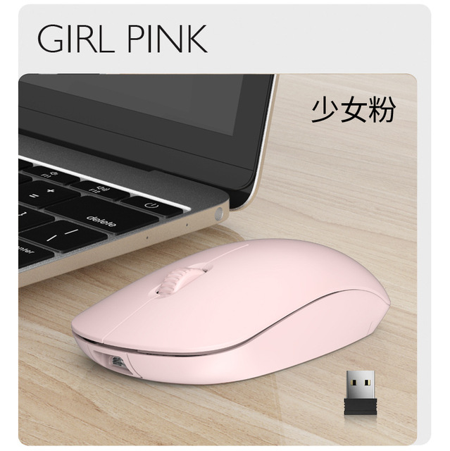 Mysz bezprzewodowa RGB Bluetooth, cicha, ergonomiczna, akumulatorowa, zmienny DPI, USB dla komputera PC i laptopa - Wianko - 5