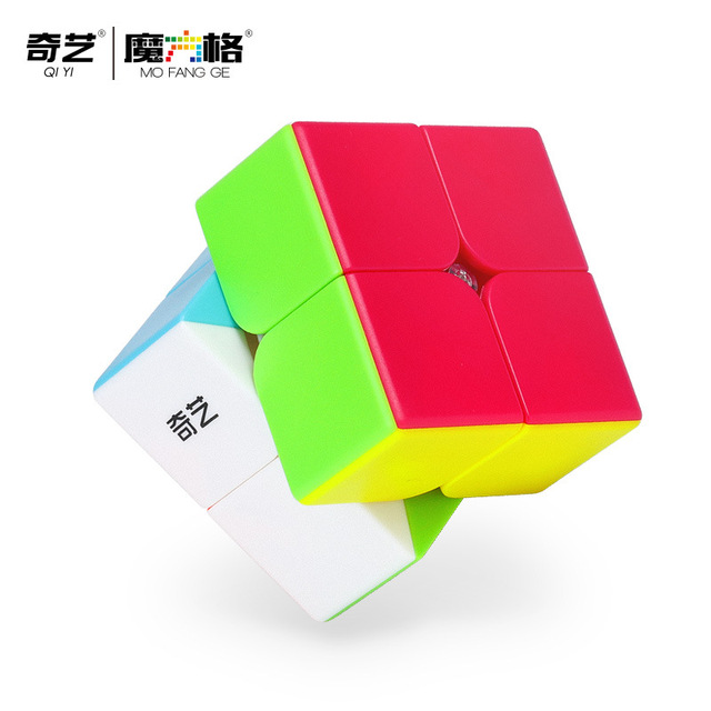 Magiczna kostka Qiyi Qidi S2 stickerless 2x2x2 - kieszonkowe puzzle, edukacyjna zabawka antystresowa dla dzieci - Wianko - 6